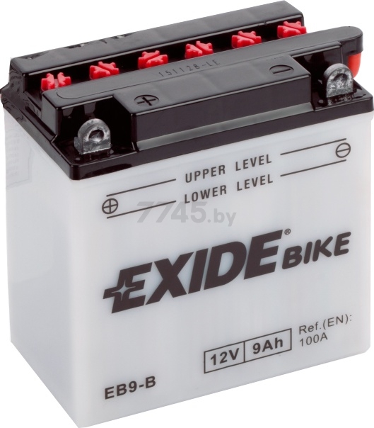 Аккумулятор для мотоцикла EXIDE 9 А·ч (EB9-B)