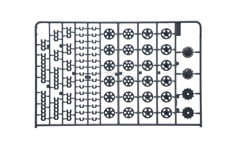 Сборная модель ITALERI Полугусеничный тягач Sd Kfz10 Demag D7 с фигурками десантников 1:35 (6561) - Фото 11