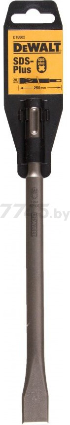 Зубило плоское SDS-plus 20х250 мм DEWALT DT6802 (DT6802-QZ)