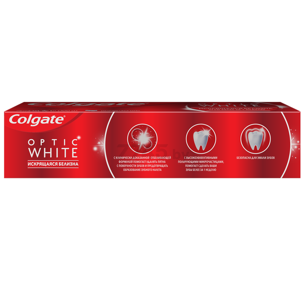 Зубная паста COLGATE Optic White 75 мл (6920354811869) - Фото 6