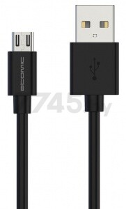 Кабель ATOMIC HQ-base USB-A - microUSB (30299) черный
