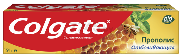 Зубная паста COLGATE Прополис Отбеливающая 100 мл (89270) - Фото 2