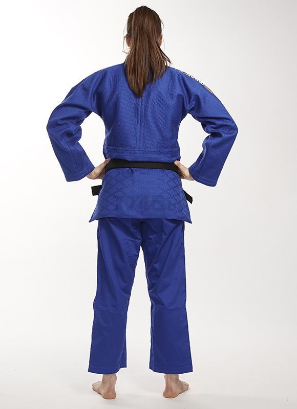 Куртка дзюдо IPPON GEAR Legend IJF Slim Fit 160 синий (JJ690SB-160) - Фото 7