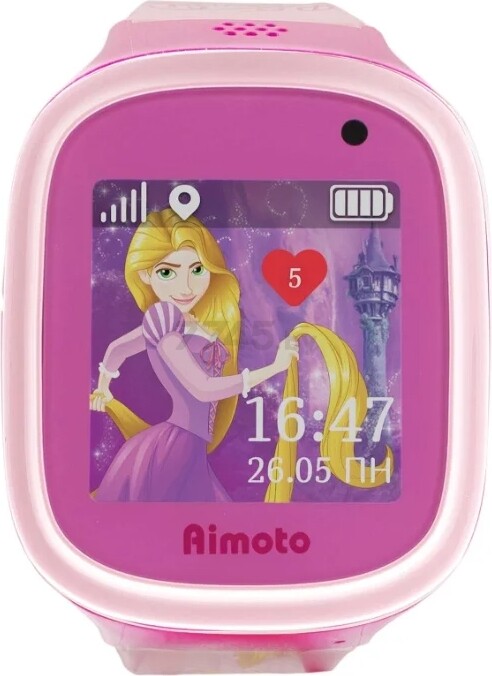 Умные часы детские Кнопка жизни AIMOTO Disney Принцесса Рапунцель - Фото 7