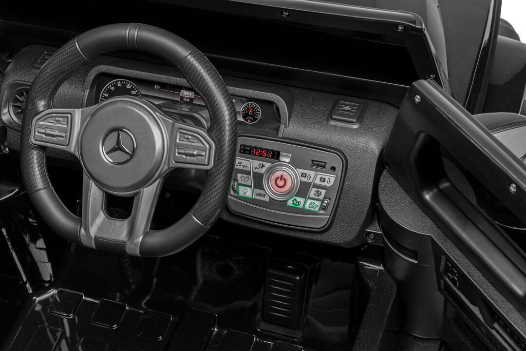 Электромобиль детский KIDSCARE Mercedes-Benz G-class красный - Фото 10