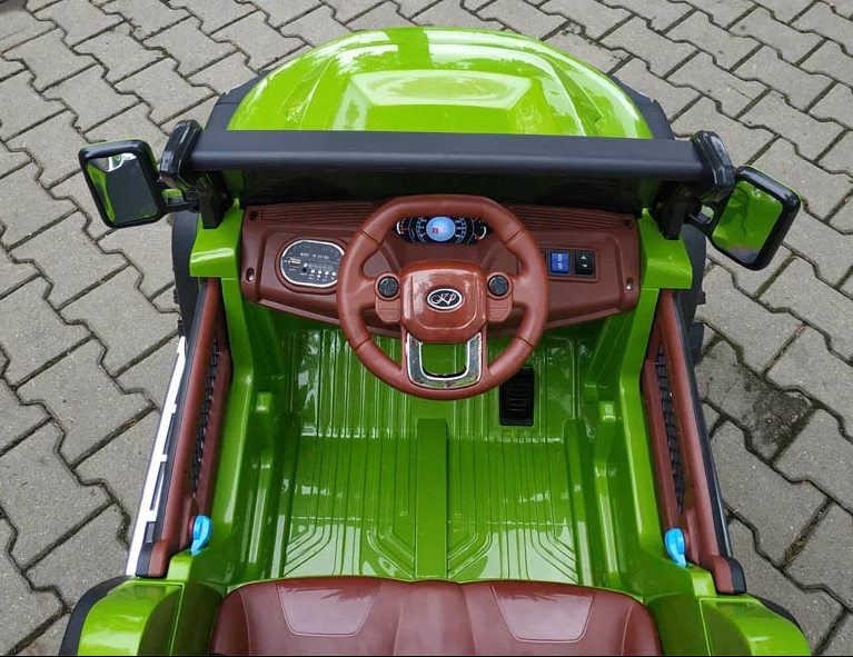 Электромобиль детский MMG Range Zeneris LE-32 зеленый (718-G) - Фото 7