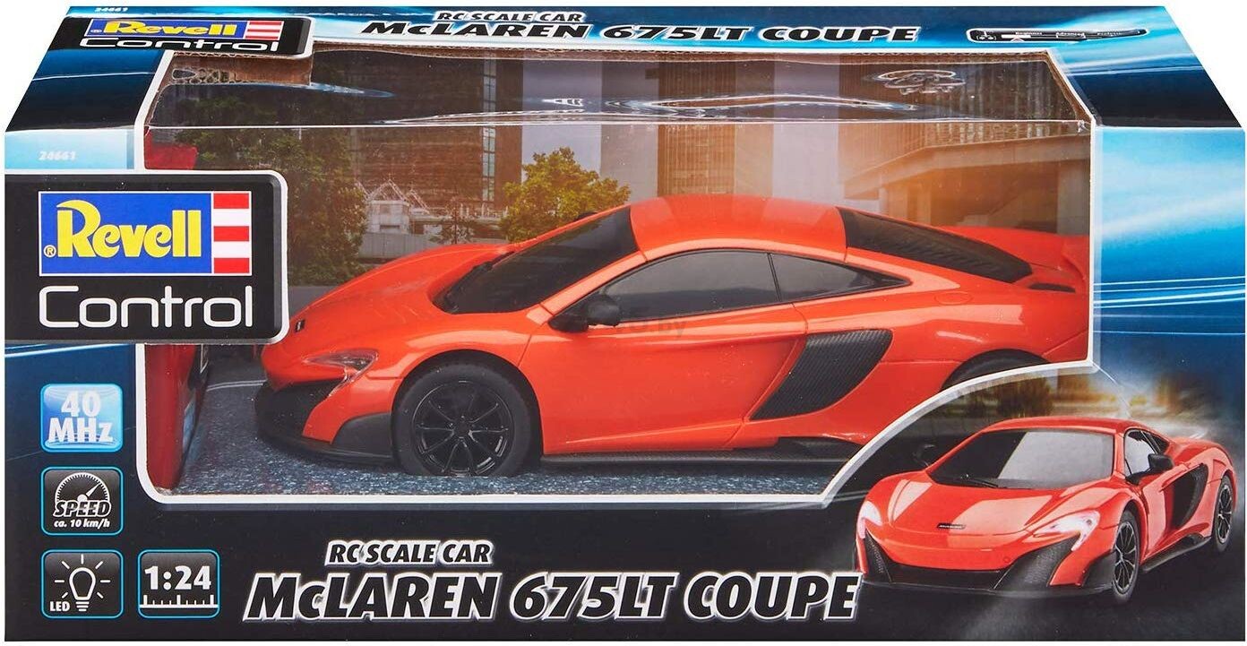 Машина на пульте управления REVELL McLaren 675 LT Coupe 1:24 (24661) - Фото 5