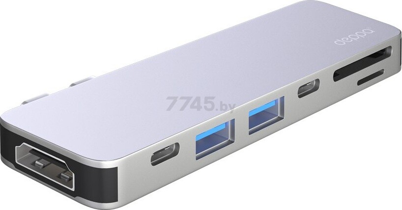 Док-станция DEPPA USB-C адаптер для MacBook 7в1 (73122)