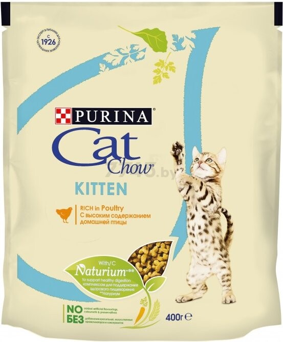 Сухой корм для котят CAT CHOW Kitten курица 0,4 кг (7613035057869) - Фото 5
