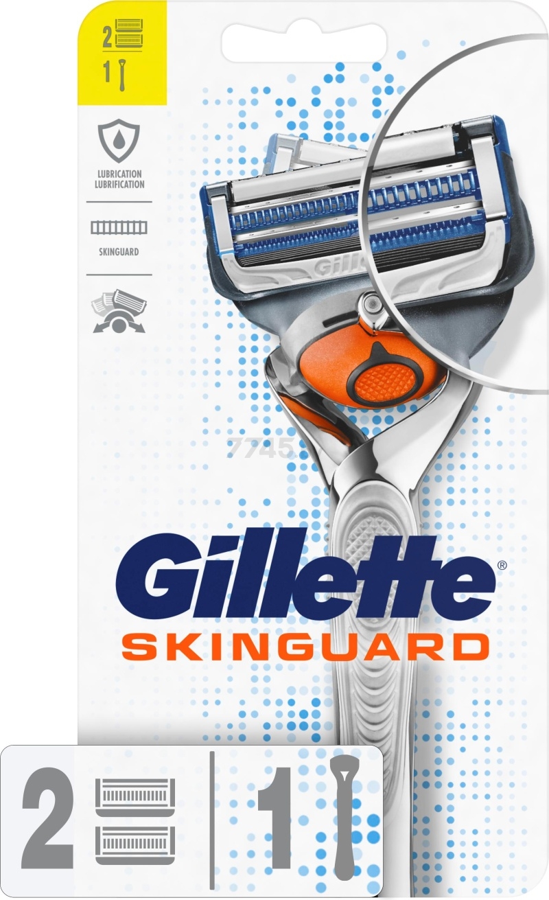 Бритва GILLETTE SkinGuard Sensitive и кассета 2 штуки (7702018488148)