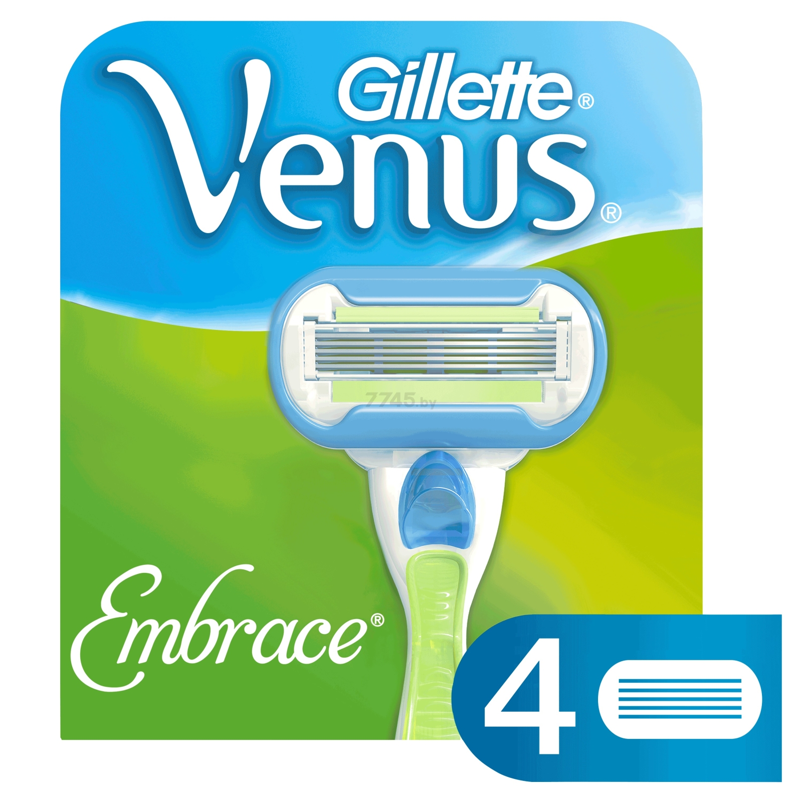 Кассеты сменные GILLETTE Venus Embrace 4 штуки (7702018955527)