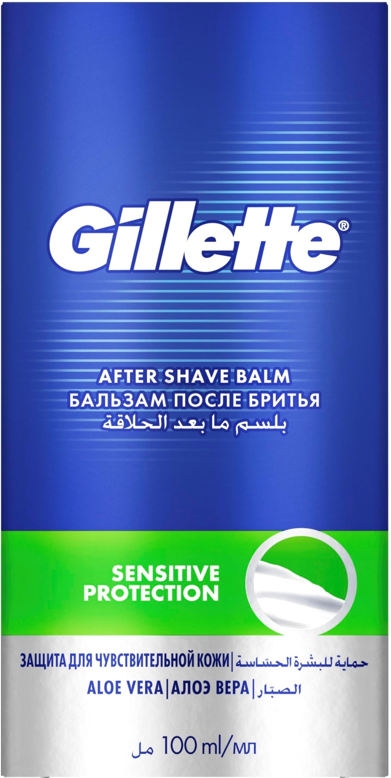 Бальзам после бритья GILLETTE Sensitive Skin Алоэ вера 100 мл (7702018970261)