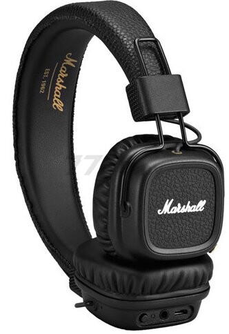 Наушники-гарнитура беспроводные MARSHALL Major II Bluetooth Black - Фото 2