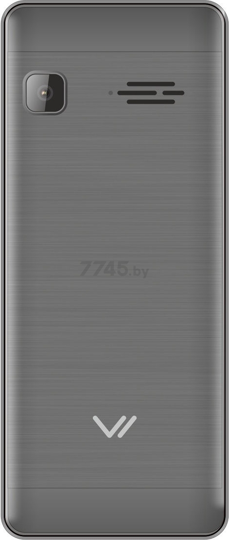 Мобильный телефон VERTEX D514 черный/серебристый - Фото 2