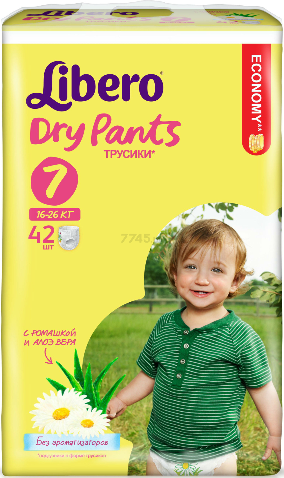 Подгузники-трусики LIBERO Dry Pants 7 Extra Large Plus 16-26 кг 42 штуки (0201144105)