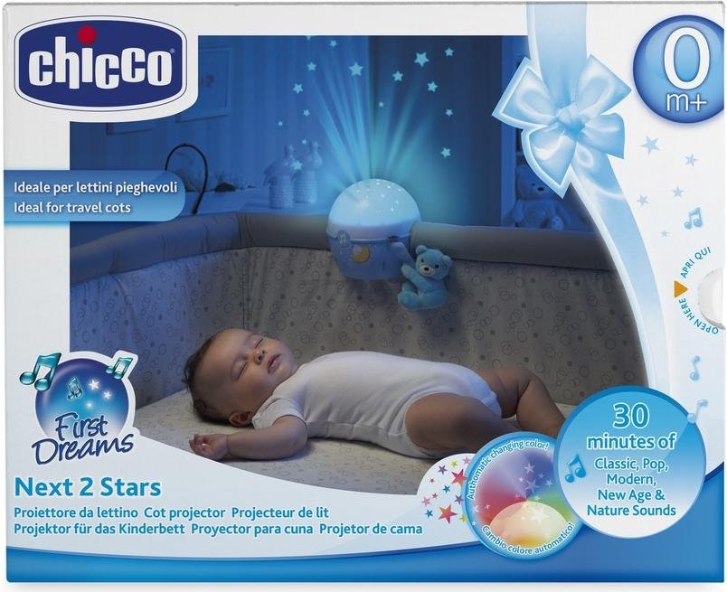 Ночник-проектор детский CHICCO Звезды голубой (76472000000) - Фото 7