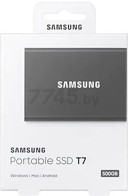 Внешний SSD диск SAMSUNG T7 500GB Gray (MU-PC500T/WW) - Фото 8