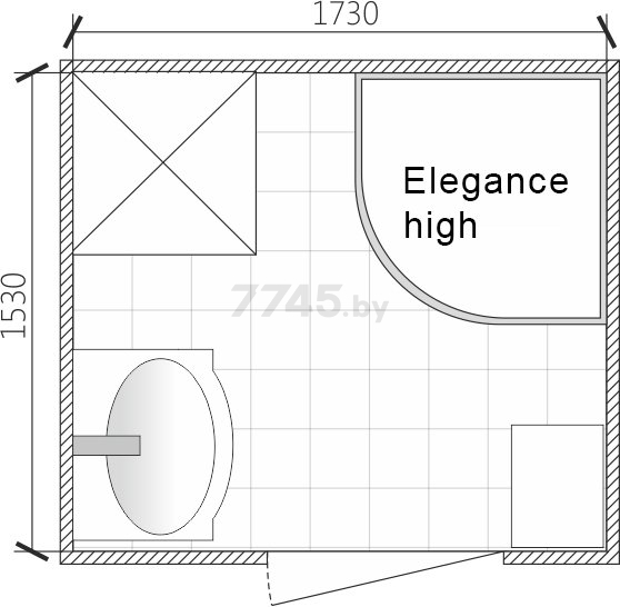 Кабина душевая гидромассажная DOMANI-Spa Elegance high 90х90 (DS01E99HACl10) - Фото 8