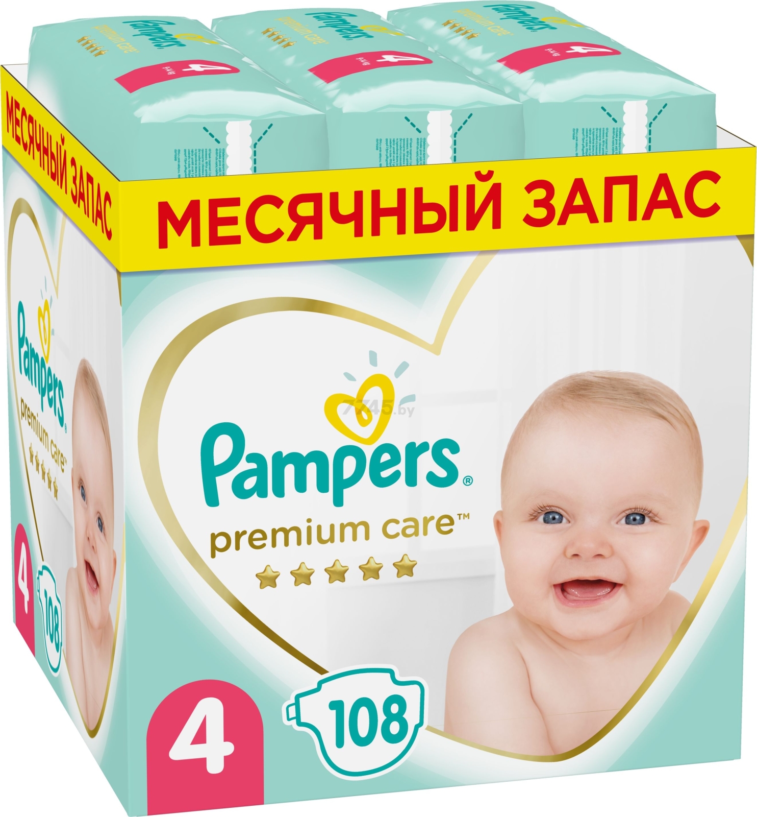 Подгузники PAMPERS Premium Care 4 Maxi 9-14 кг 108 штук (8001841648835) - Фото 2