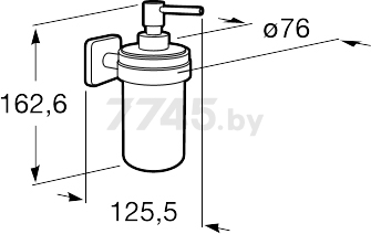 Дозатор для жидкого мыла ROCA Victoria (816678001) - Фото 2