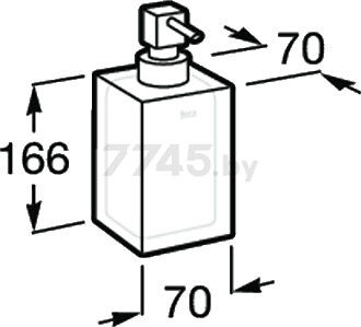 Дозатор для жидкого мыла ROCA Ice (816861012) - Фото 2