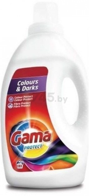 Гель для стирки GAMA Color&Dark Для цветных и темных тканей 5 л (8435495818779)