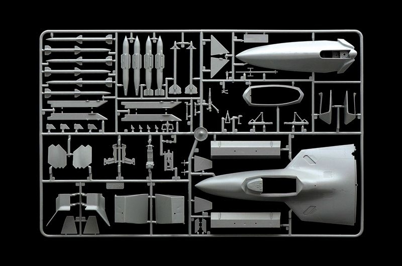 Сборная модель ITALERI Многоцелевой истребитель F-22 Raptor 1:48 (850) - Фото 6