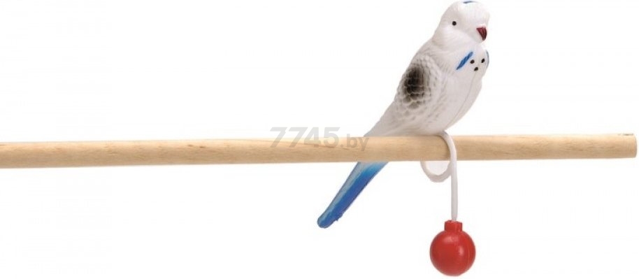 Игрушка для птиц BEEZTEES Попугай на кольце 15 см (8712695006138)