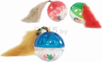 Игрушка для кошек BEEZTEES Мяч с мышкой и бубенчиком d 4,5 см (8712695029205)