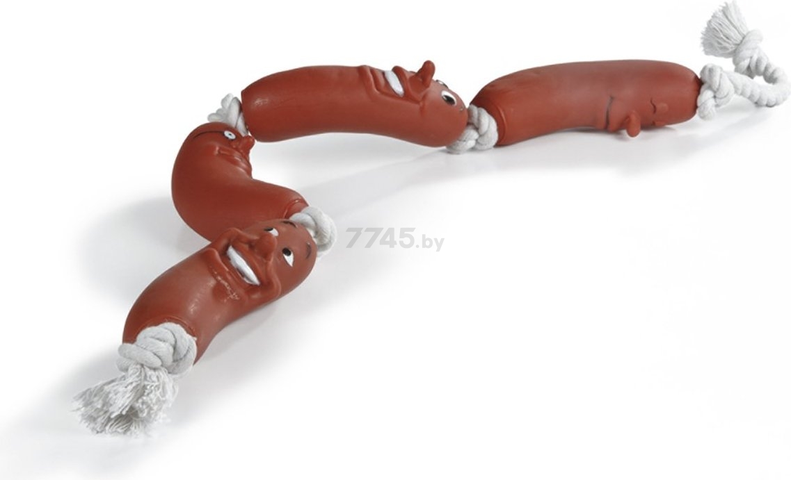 Игрушка для собак BEEZTEES Сосиски на веревке 75 см (8712695029281)