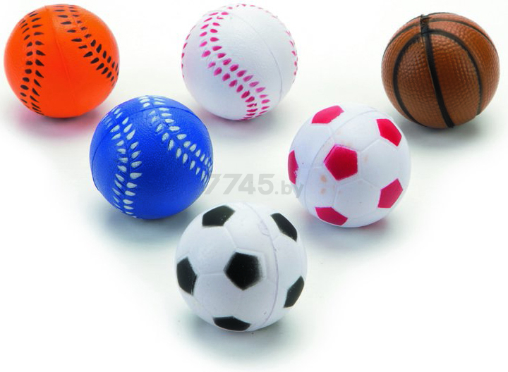 Игрушка для кошек BEEZTEES Мячик спортивный d 4 см (8712695133223)