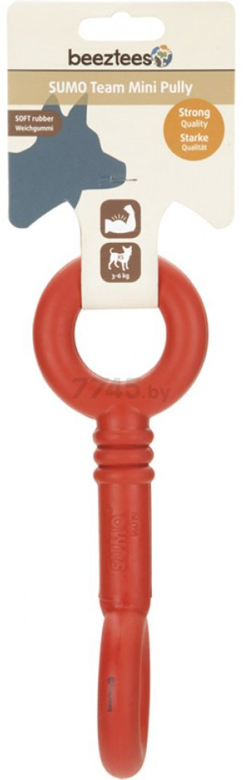 Игрушка для собак BEEZTEES Sumo Mini Team Pully красный 20 см (8712695157403)