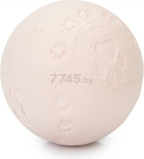 Игрушка для собак BEEZTEES Мяч резиновый розовый 6 см (8712695168683)