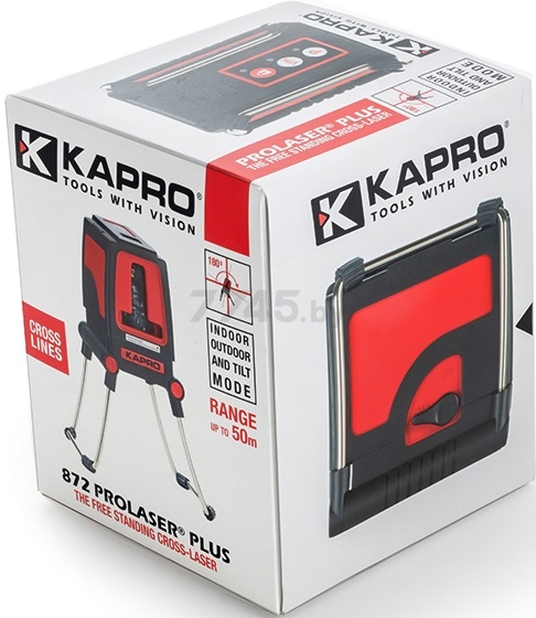 Уровень лазерный KAPRO Prolaser Plus Red With Wall Mount (872L) - Фото 5