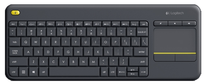 Клавиатура беспроводная LOGITECH K400 Plus Black (920-007147)