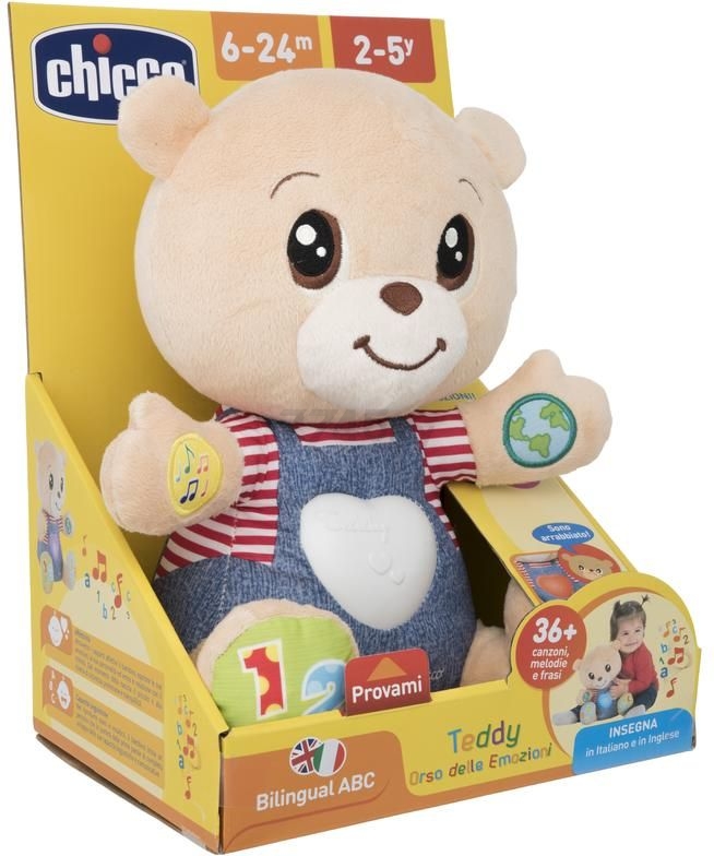 Игрушка интерактивная CHICCO Говорящий мишка Teddy Emotion (00007947000180) - Фото 7