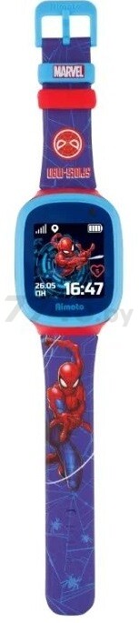Умные часы детские Кнопка жизни AIMOTO Marvel Человек-паук - Фото 9