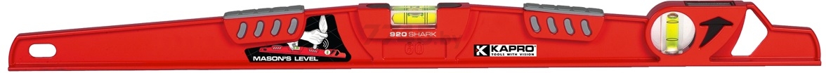 Уровень 800 мм KAPRO Plumbsite Shark (920-10-80) - Фото 2
