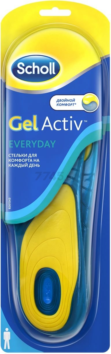 Cтельки для обуви SCHOLL GelActiv Everyday мужские (9251210336)