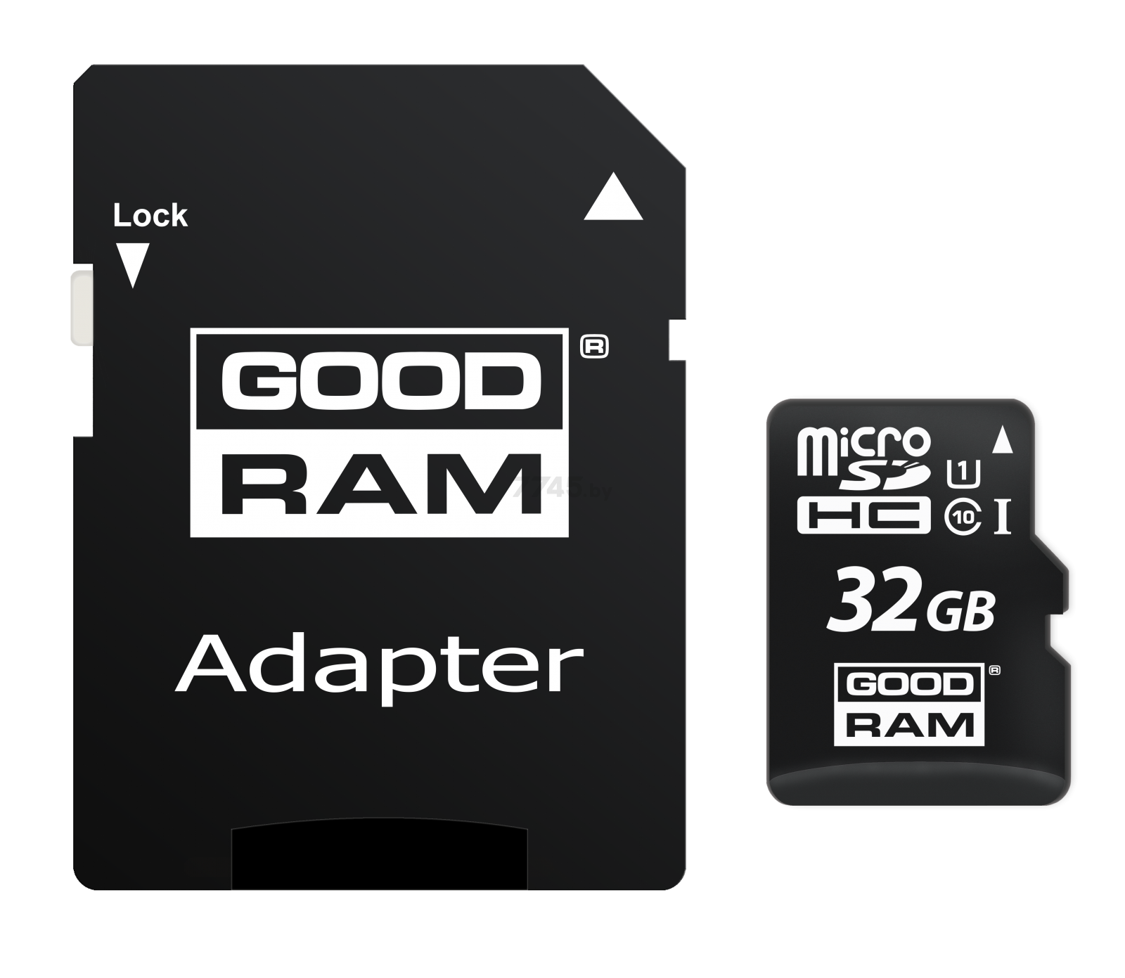 Карта памяти GOODRAM MicroSDHC 16 Гб с адаптером SD (M1AA-0160R11)