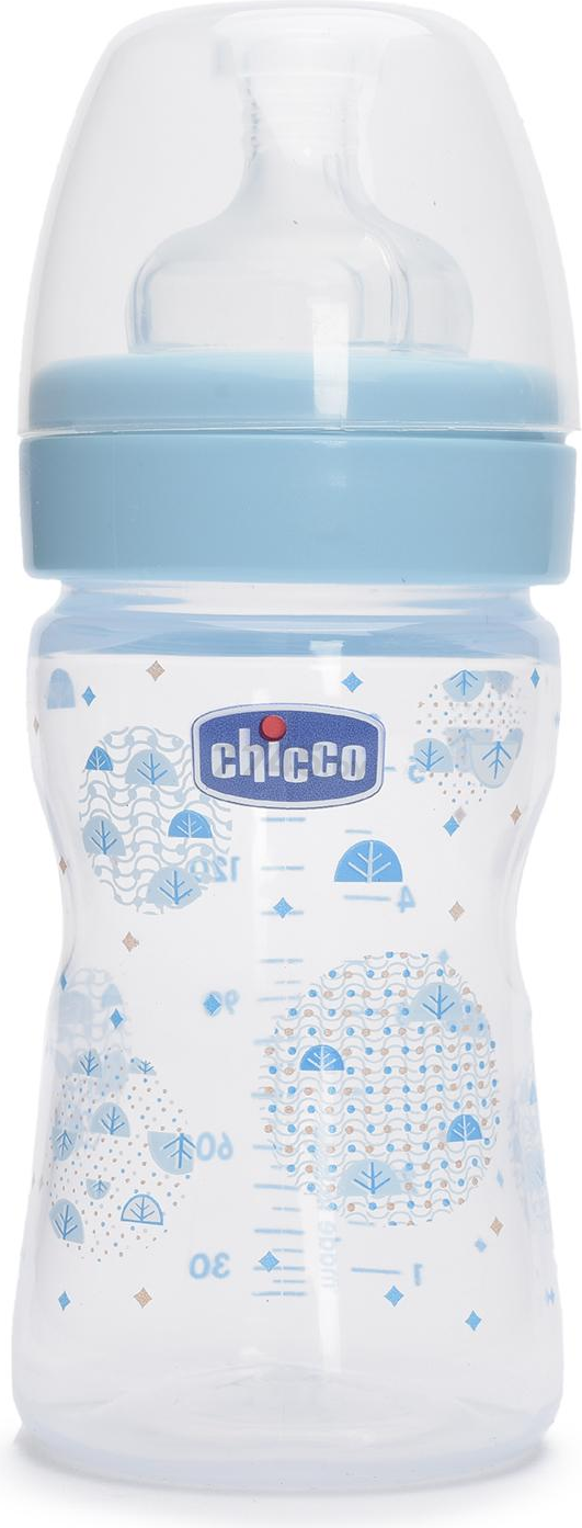 Бутылочка для кормления CHICCO Well-Being Boy от 0 мес 150 мл (00020611200050) - Фото 3