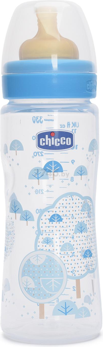 Бутылочка для кормления CHICCO Well-Being Boy от 4 мес 330 мл (00020634200050) - Фото 4