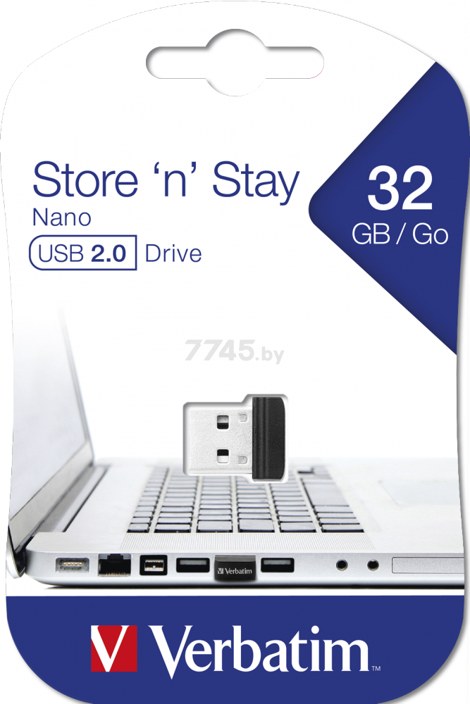 USB--флешка 32 Гб VERBATIM Store 'n' Stay Nano (98130) - Фото 3