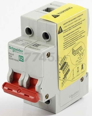 Выключатель нагрузки SCHNEIDER ELECTRIC Easy9 2P 40А (EZ9S16240) - Фото 2