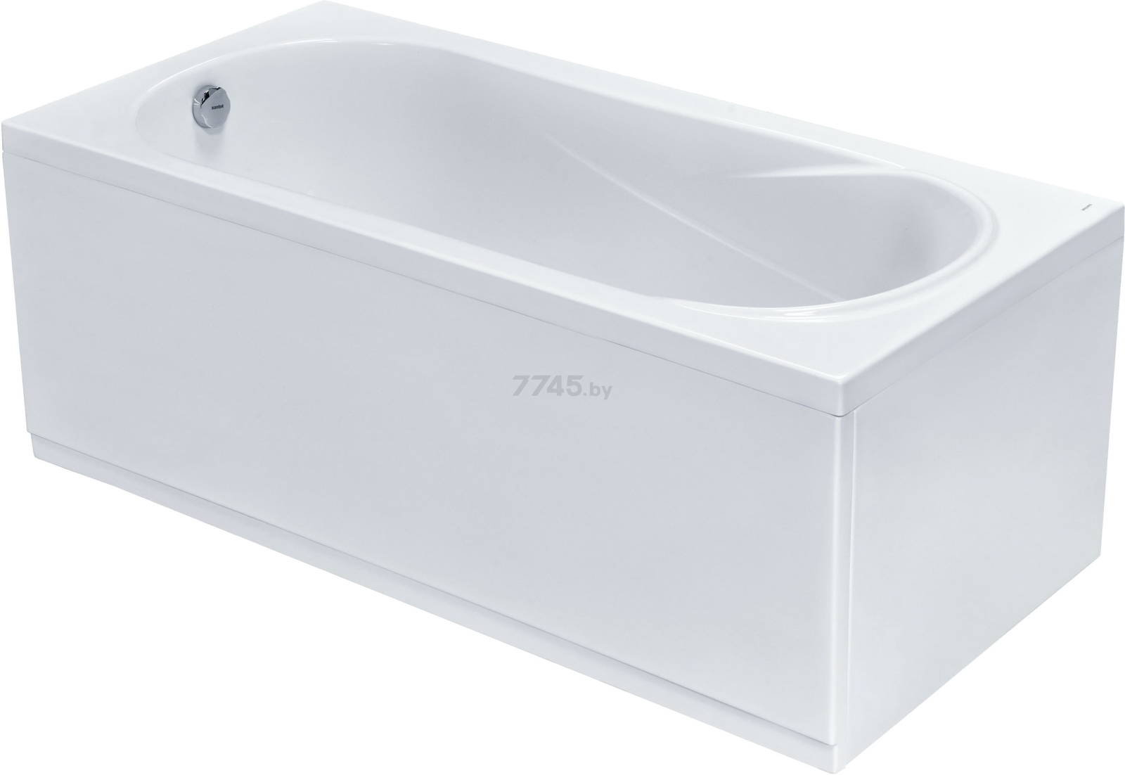 Ванна акриловая SANTEK Касабланка XL 170х80 (1.WH30.2.441) - Фото 2