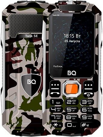 Мобильный телефон BQ TankSE зеленый (BQ-2432)