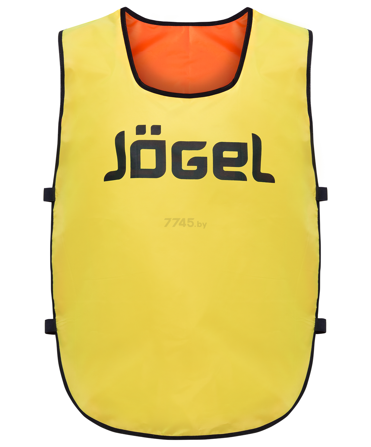 Манишка двухсторонняя детская JOGEL желтый/оранжевый (JBIB-2001-D-Y-OR)