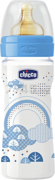 Бутылочка для кормления CHICCO Well-Being Boy от 2 мес 250 мл (00020622200050)