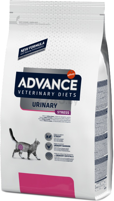 Сухой корм для кошек ADVANCE VetDiet Urinary Stress 7,5 кг (8410650261966) - Фото 2