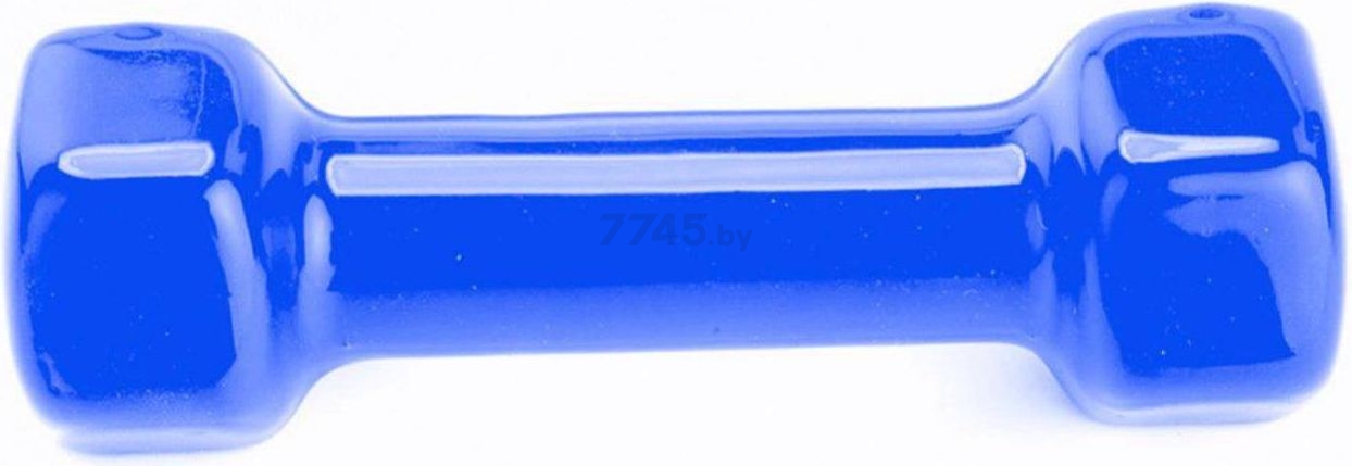 Гантель обрезиненная BRADEX 1 кг синий (SF 0160) - Фото 2